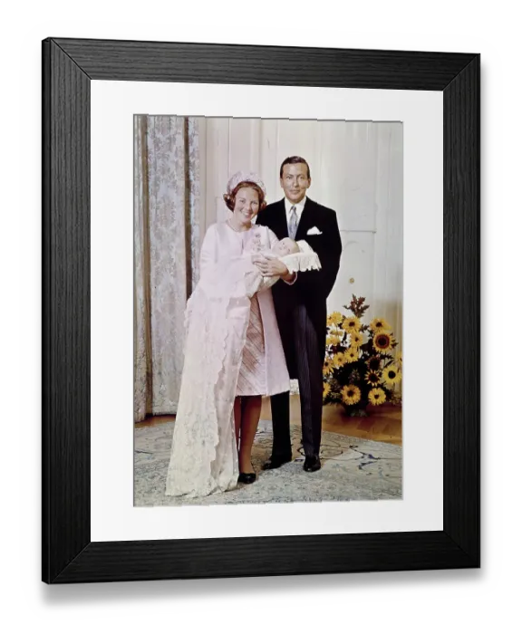 Framed Print : Princess Beatrix, Prince Claus, Prince Willem-Alexander Framed Print : Princess Beatrix, Prince Claus, Prince Willem-Alexander