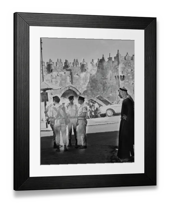 Framed Print : Israeli Soldiers In Jerusalem