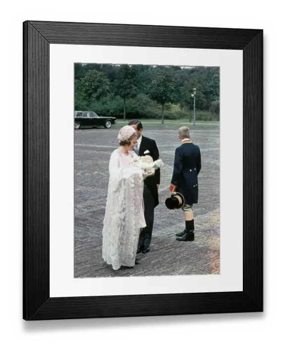 Framed Print : Princess Beatrice Holding Her Infant Son Framed Print : Princess Beatrice Holding Her Infant Son