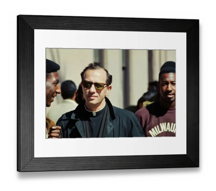 Framed Print : Father James Groppi Framed Print : Father James Groppi