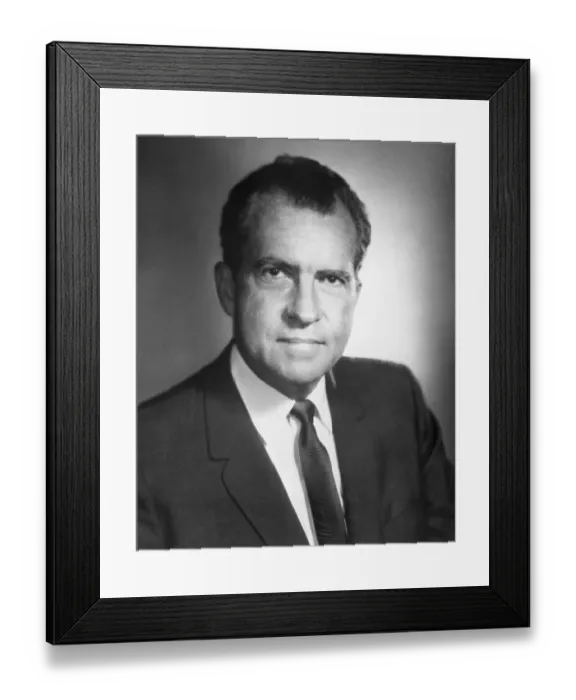 Framed Print : President Richard Nixon Framed Print : President Richard Nixon
