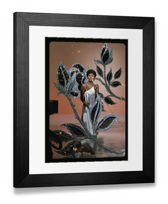 Framed Print : Diahann Carroll Singing for Television Show Framed Print : Diahann Carroll Singing for Television Show