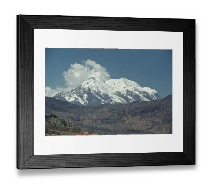 Framed Print : Illimani, Bolivia Framed Print : Illimani, Bolivia
