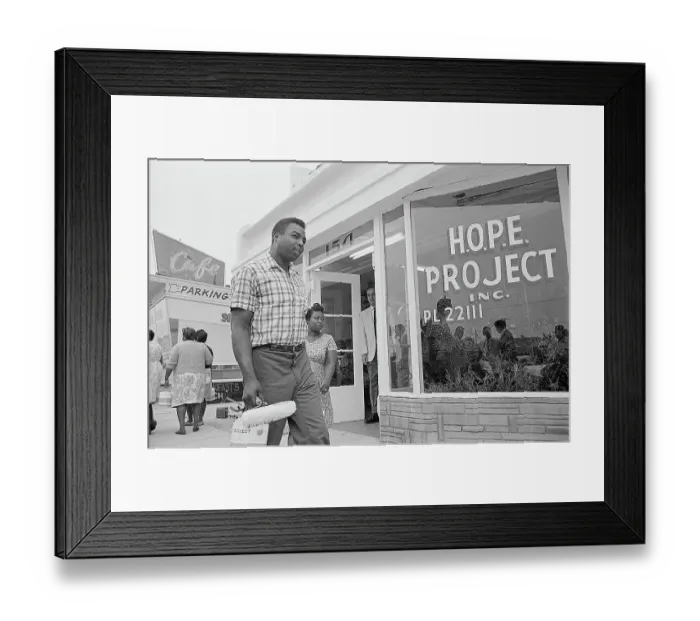 Framed Print : People Leave Hope Project Headquarters Framed Print : People Leave Hope Project Headquarters