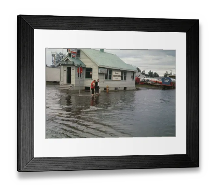 Framed Print : Floods In Fairbanks, Alaska Framed Print : Floods In Fairbanks, Alaska