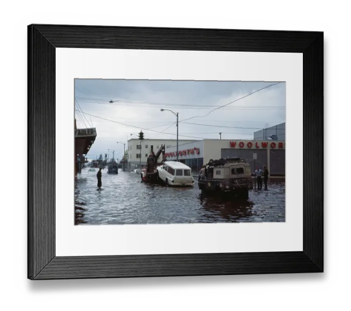 Framed Print : Floods In Fairbanks, Alaska Framed Print : Floods In Fairbanks, Alaska