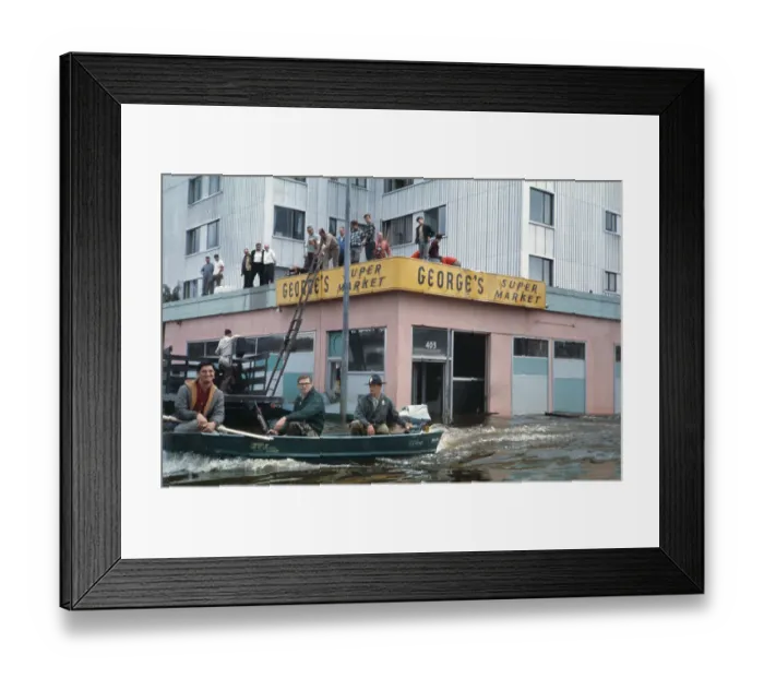 Framed Print : Floods In Fairbanks, Alaska Framed Print : Floods In Fairbanks, Alaska