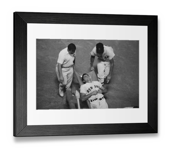 Framed Print : Tony Canigliaro Carried Out on Stretcher Framed Print : Tony Canigliaro Carried Out on Stretcher