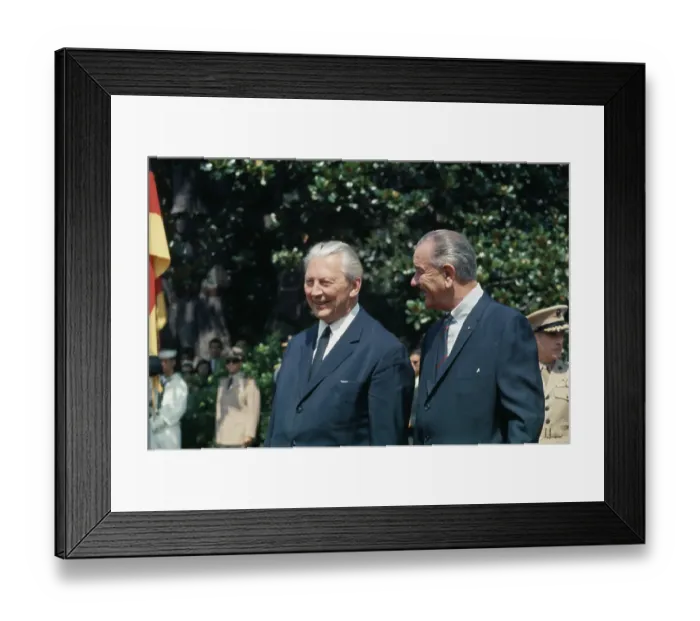Framed Print : Kurt-Georg Kiesinger Framed Print : Kurt-Georg Kiesinger
