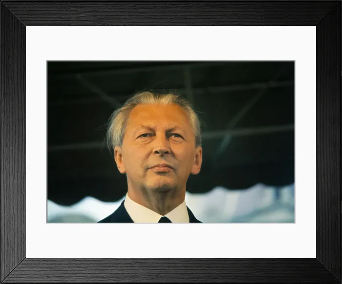 Framed Print : Portrait of Kurt-Georg Kiesinger Framed Print : Portrait of Kurt-Georg Kiesinger
