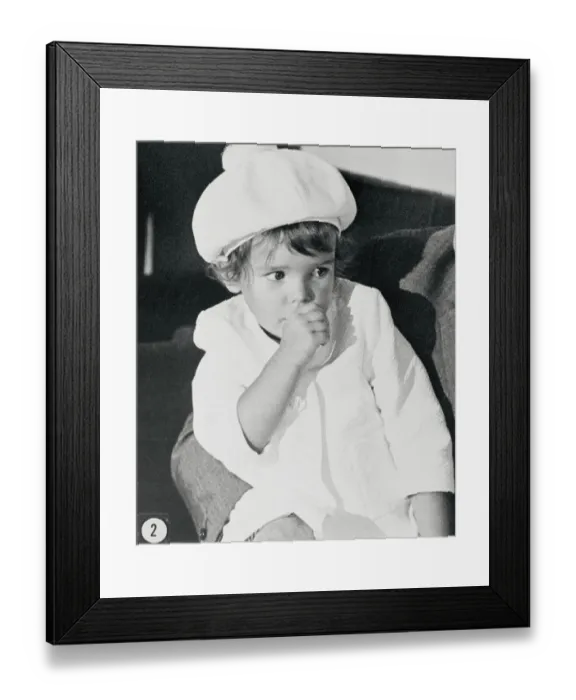 Framed Print : Princess Stephanie Sucking Her Thumb Framed Print : Princess Stephanie Sucking Her Thumb