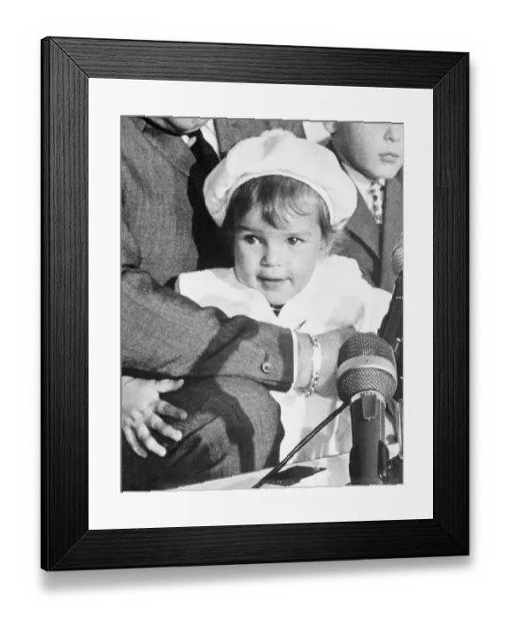 Framed Print : Princess Stephanie Smiling During News Conference