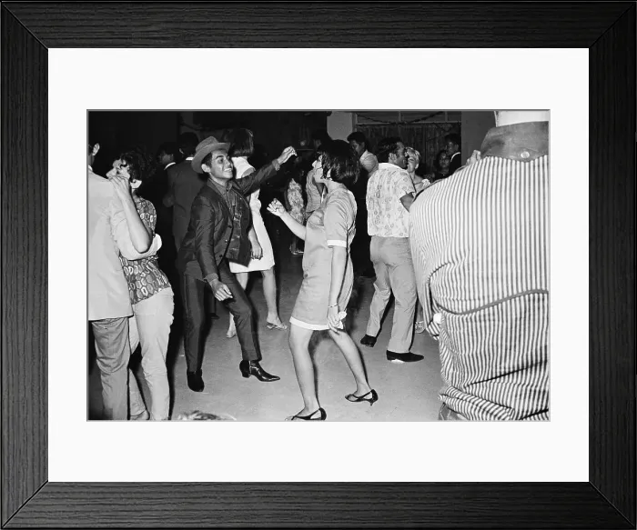 Framed Print : Indonesians Dancing at Night Club Framed Print : Indonesians Dancing at Night Club