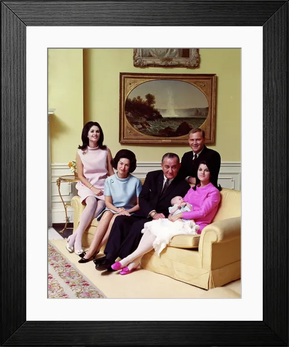 Framed Print : Portrait of First Family Framed Print : Portrait of First Family