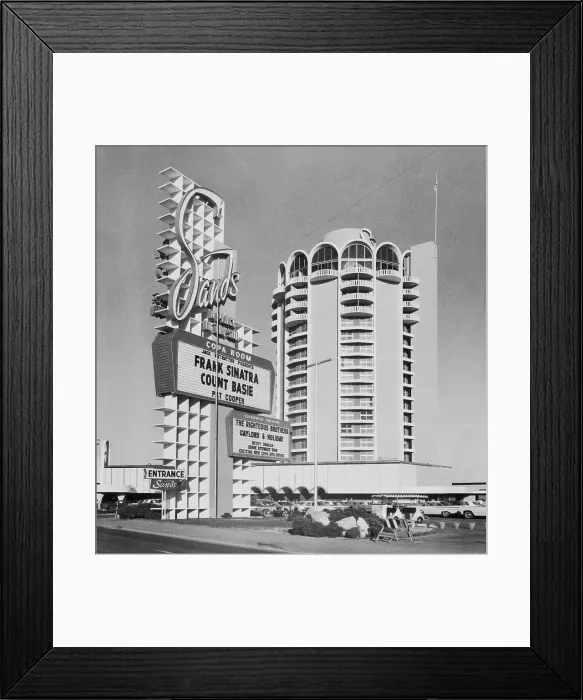 Framed Print : Sands Hotel and Casino