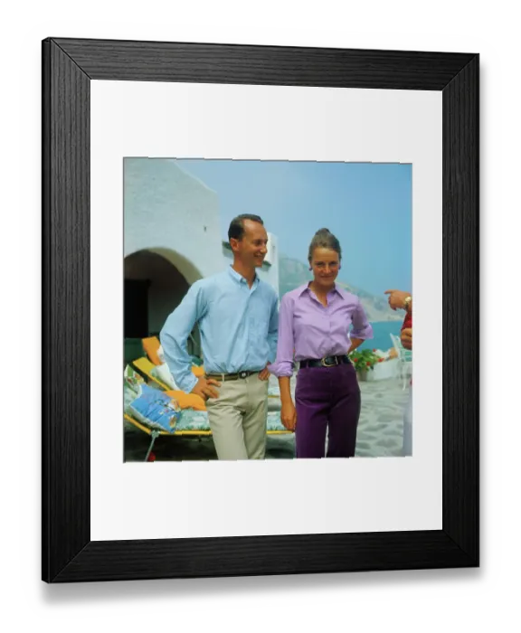 Framed Print : Portraits of Princess Irene and Prince Carlos Hugo Framed Print : Portraits of Princess Irene and Prince Carlos Hugo