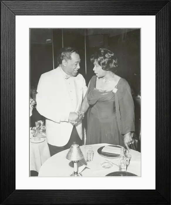 Framed Print : Duke Ellington and Marian Anderson Framed Print : Duke Ellington and Marian Anderson