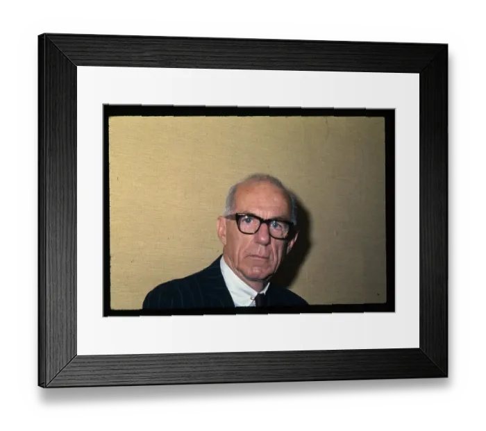Framed Print : Portrait of Benjamin Spock Framed Print : Portrait of Benjamin Spock