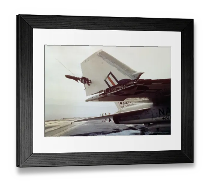 Framed Print : Aftermath Of USS Forrestal Fire