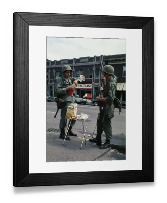 Framed Print : Detroit Riot Framed Print : Detroit Riot