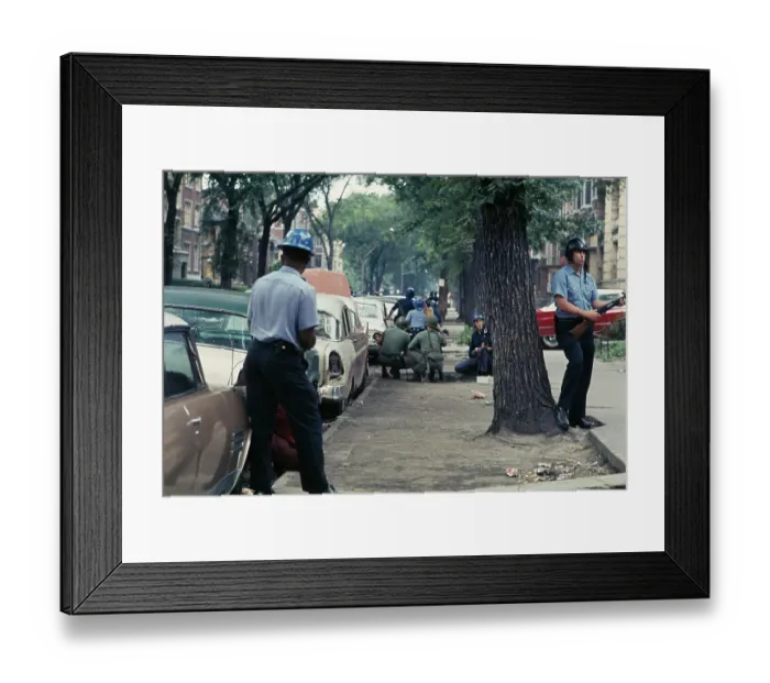 Framed Print : Detroit Riot Framed Print : Detroit Riot
