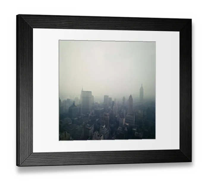 Framed Print : New York City Smog Framed Print : New York City Smog