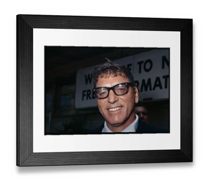 Framed Print : Burt Lancaster Wearing Eyeglasses Framed Print : Burt Lancaster Wearing Eyeglasses