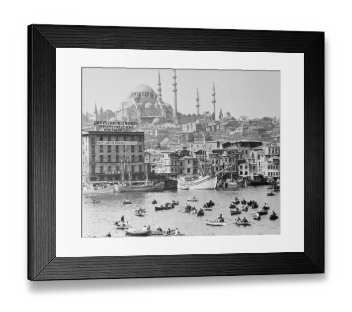 Framed Print : Blue Mosque and Waterfront, Istanbul Framed Print : Blue Mosque and Waterfront, Istanbul