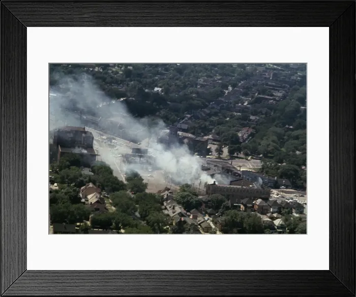 Framed Print : Aftermath Of Detroit Riot Framed Print : Aftermath Of Detroit Riot