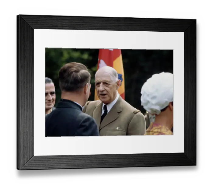 Framed Print : Charles De Gaulle Framed Print : Charles De Gaulle