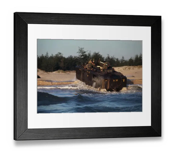 Framed Print : Amphibious Task Group Arriving In South Vietnam Framed Print : Amphibious Task Group Arriving In South Vietnam