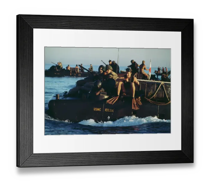 Framed Print : Amphibious Task Group Arriving In South Vietnam Framed Print : Amphibious Task Group Arriving In South Vietnam