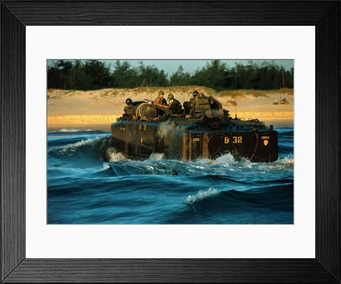 Framed Print : Battalion Seas Arriving in South Vietnam Framed Print : Battalion Seas Arriving in South Vietnam