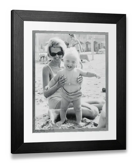 Framed Print : Princess Brigitte with Her Son Framed Print : Princess Brigitte with Her Son