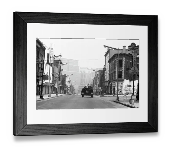 Framed Print : Newark a Virtual Ghost Town Framed Print : Newark a Virtual Ghost Town