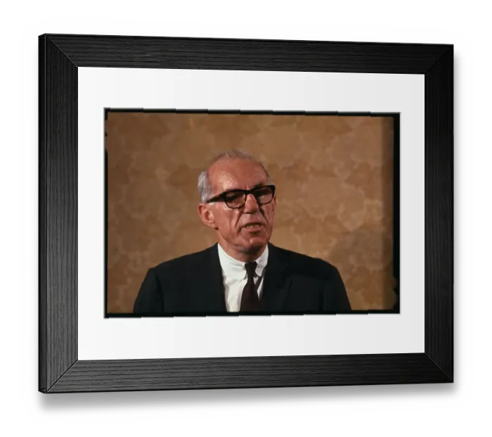 Framed Print : Doctor Benjamin Spock in Photograph Framed Print : Doctor Benjamin Spock in Photograph