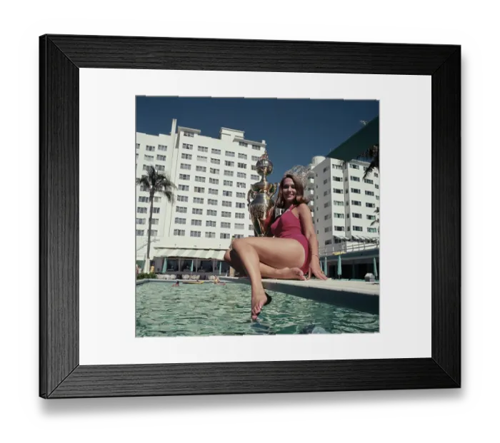 Framed Print : Miss Universe Sylvia Hitchcock Framed Print : Miss Universe Sylvia Hitchcock
