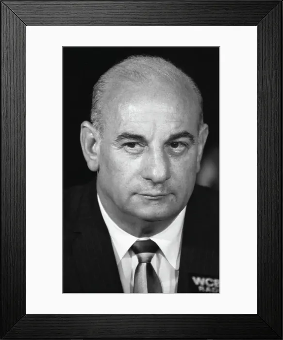 Framed Print : Mayor Hugh Addonizio Framed Print : Mayor Hugh Addonizio