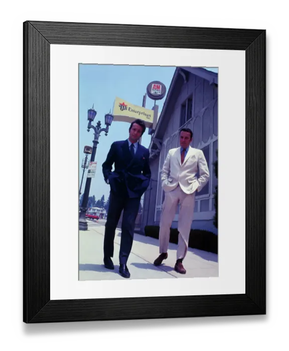 Framed Print : Portrait of Herb Alpert and Jerry Moss Framed Print : Portrait of Herb Alpert and Jerry Moss