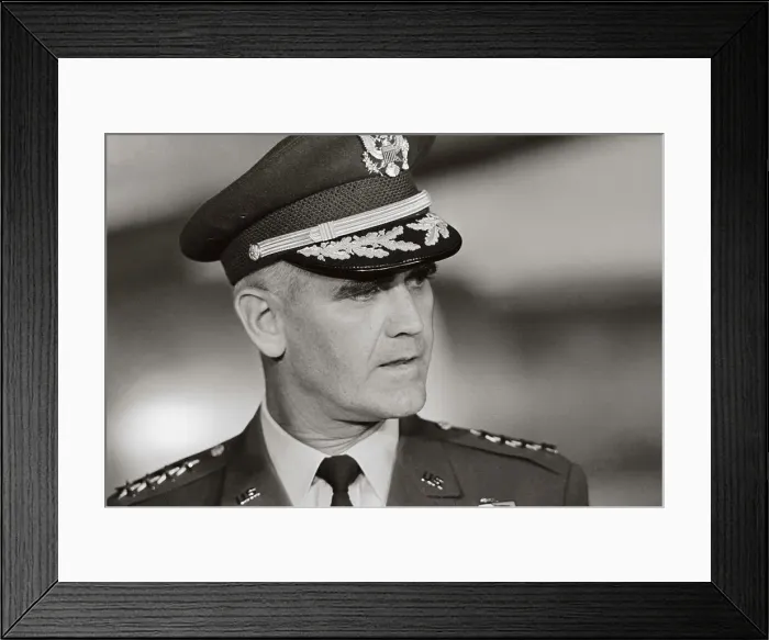 Framed Print : Portrait of William C. Westmoreland Framed Print : Portrait of William C. Westmoreland