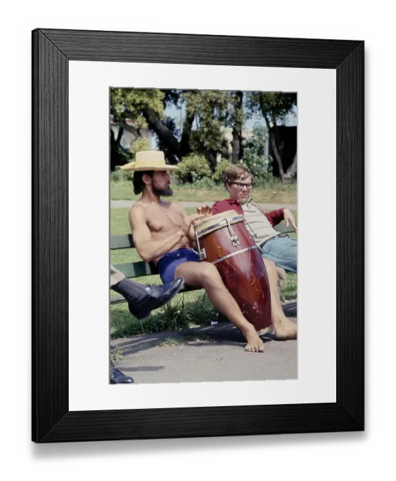 Framed Print : Hippies, San Francisco Framed Print : Hippies, San Francisco