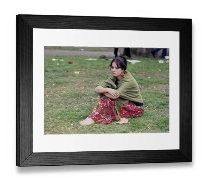 Framed Print : Hippie Girl, San Francisco Framed Print : Hippie Girl, San Francisco