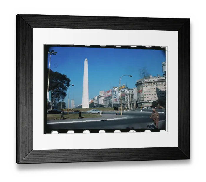 Framed Print : Plaza de la Republica Framed Print : Plaza de la Republica