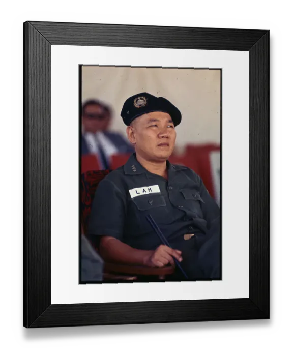 Framed Print : General Lam Being Attentive Framed Print : General Lam Being Attentive