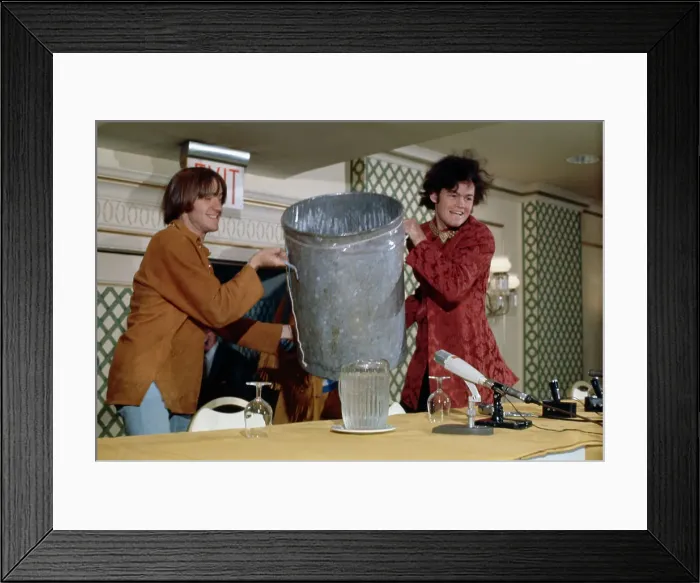Framed Print : Peter Tork And Micky Dolenz Framed Print : Peter Tork And Micky Dolenz