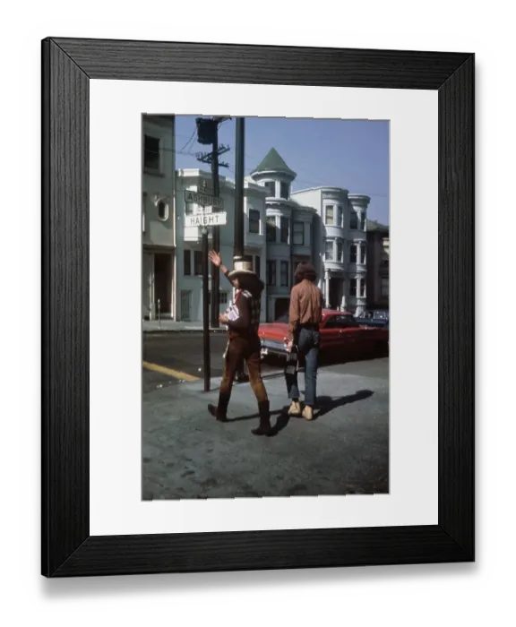 Framed Print : Hippies In San Francisco Framed Print : Hippies In San Francisco