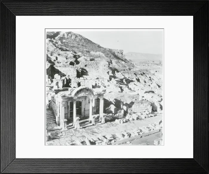 Framed Print : Overhead View of Hadrian's Temple Framed Print : Overhead View of Hadrian's Temple