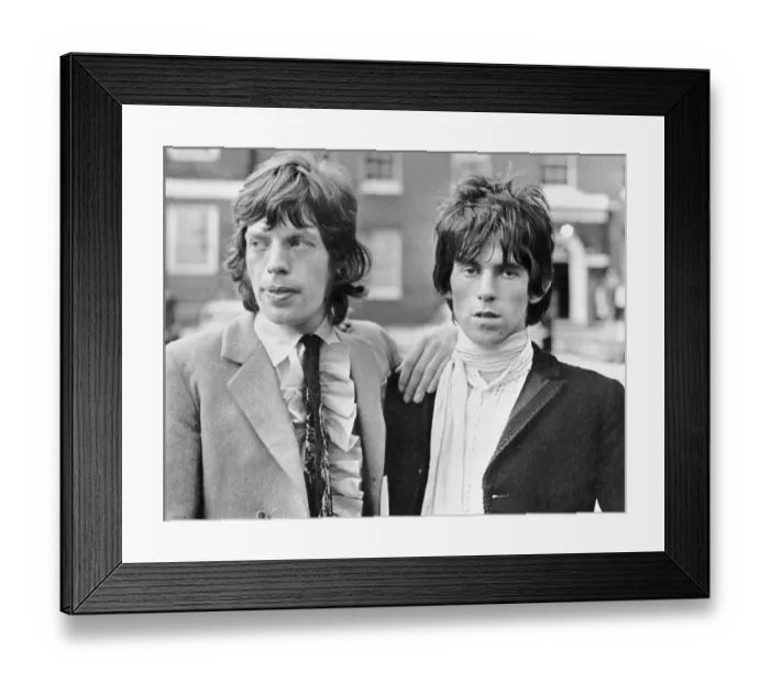 Framed Print : Rock Musicians Mick Jagger and Keith Richards Framed Print : Rock Musicians Mick Jagger and Keith Richards