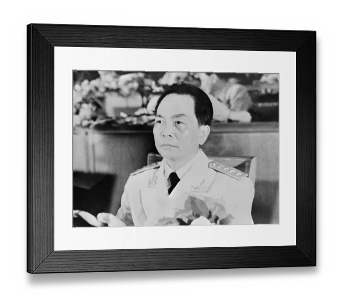 Framed Print : North Vietnamese Defense Minister Vo Nguyen Giap Framed Print : North Vietnamese Defense Minister Vo Nguyen Giap