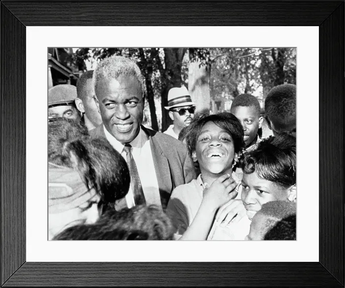 Framed Print : Jackie Robinson Framed Print : Jackie Robinson